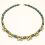 Valeria Necklace - Roman Jewelry - Green Lunulae