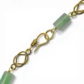 Kette Herkulesknoten - Römer Schmuck - Collier Grün