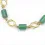 Kette Herkulesknoten - Römer Schmuck - Collier Grün