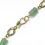 Kette Herkulesknoten - Römer Schmuck - Collier Grün