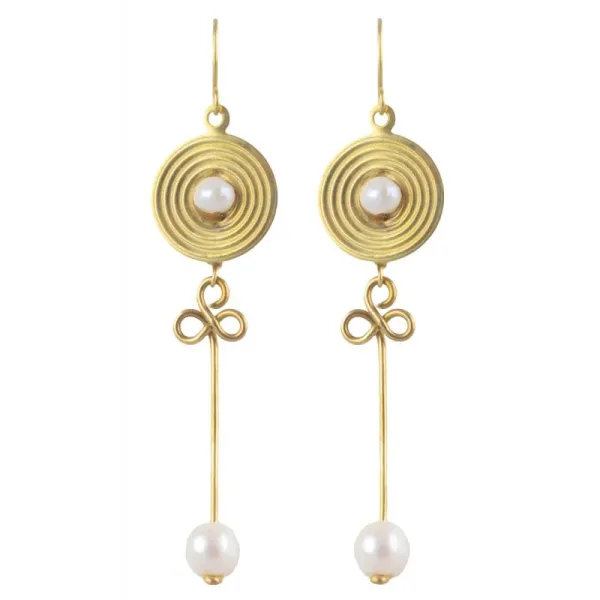 Boucles d’oreilles Claudia – style romain antique