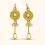 Boucles d’oreilles Claudia – style romain antique