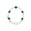 Pulsera Pompeya de cuentas y amazonita