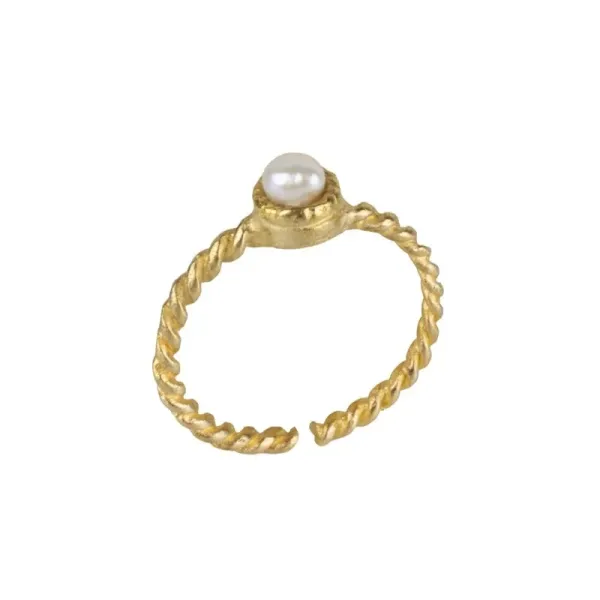 Bague Servilia - Perle Blanche
