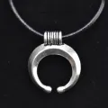 Anhänger Luna, versilbert, römisches Amulett