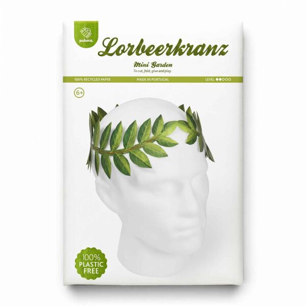 Kit de manualidades de corona de laurel de papel