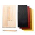 Wachstafel Bastel-Set Herculanuem, Einzeltafel 19x11cm, incl. Wachsplatte und Holzgriffel