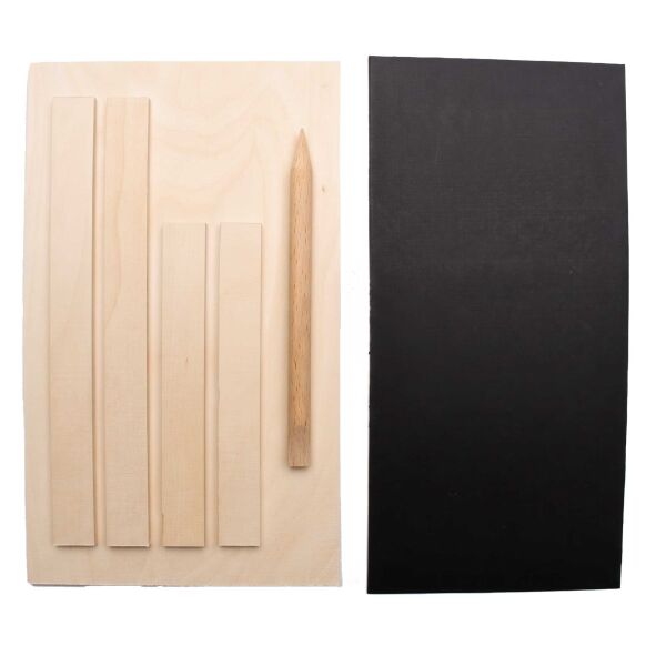 Juego de pizarra de cera para manualidades Oplontis, pizarra individual 19x11cm, material didáctico creativo con estilete de madera para semana de proyectos romanos
