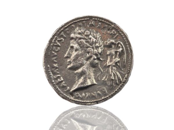 Augusto Victoria Sesterz - réplica de las monedas del antiguo emperador romano