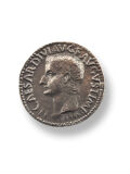 Tiberio As - antigua réplica de las monedas del...