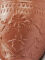 Becher Blumen, Trinkbecher, terra sigillata, römisches Relief Dekor