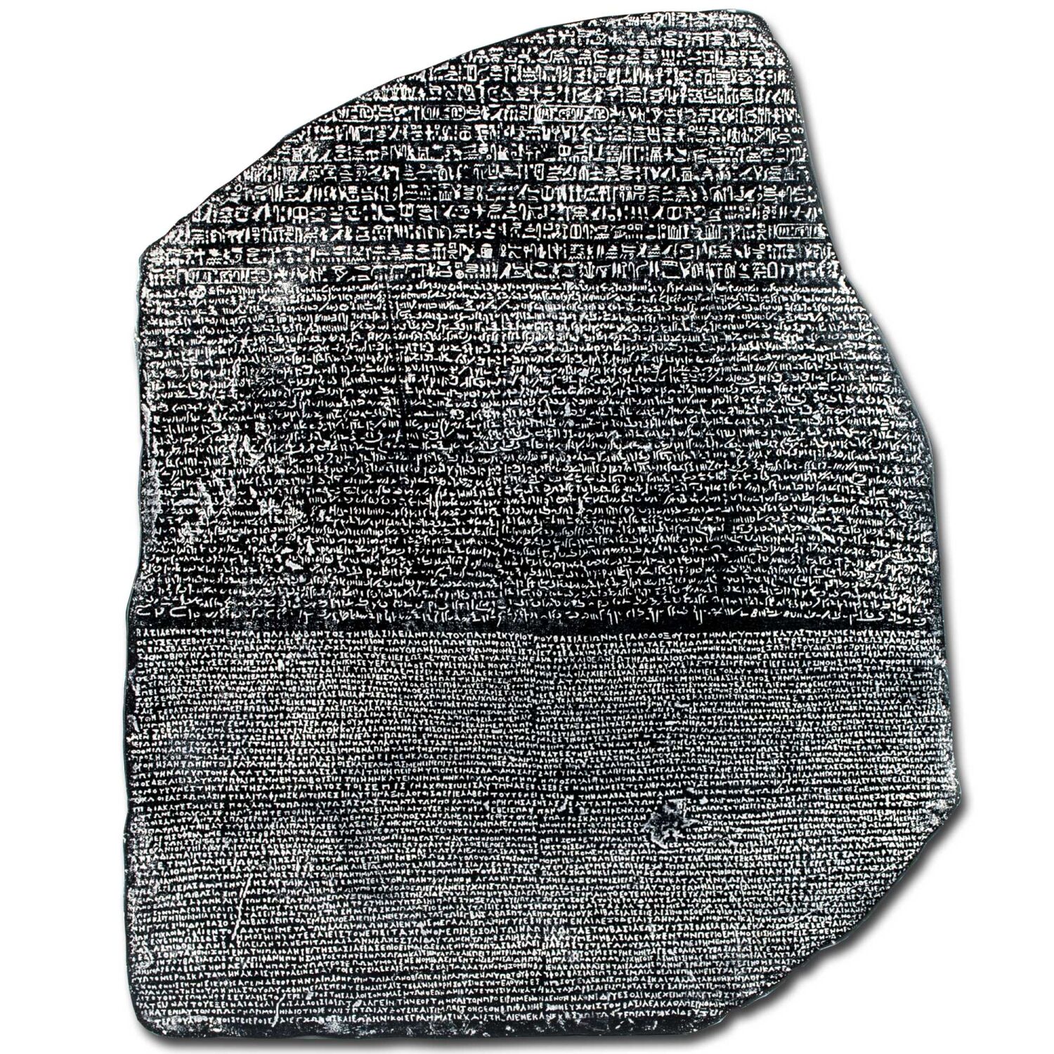 ロゼッタストーンレプリカ Rosetta Stone Relief 34x28cm Replica ✓ Museum-Grade