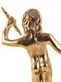 Bronzestatuette Jupiter Zeus, höchster römischer Gott und Herrscher des Olymp, Lararium Replik 12cm
