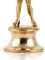 Bronzestatuette Jupiter Zeus, höchster römischer Gott und Herrscher des Olymp, Lararium Replik 12cm