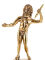 Statue Jupiter - Zeus, echte Bronze, 12cm, höchste römisch griechische Gottheit