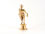 Bronzestatuette Merkur Hermes, römischer Götterbote und Schutzgott der Händler, Lararium Replik 13cm