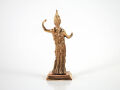Bronzestatuette Minerva Athene, römische Göttin der Weisheit und Handwerkskunst, Lararium Replik 11cm