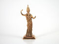 Statue Minerva - Athena, real bronze, 11cm, Roman Greek goddess of wisdom and craftsmen