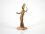 Bronzestatuette Minerva Athene, römische Göttin der Weisheit und Handwerkskunst, Lararium Replik 11cm