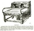 Craticula, bastidor de acero romano para la cocina de recreación.