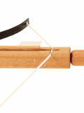 Ballesta de ballesta, 55x48cm, arma medieval de largo alcance con dos flechas