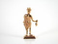 Statue Mercury - Hermes, real bronze, 10cm, roman greek deity of merchants and messenger of the gods