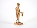Statue Mercury - Hermes, real bronze, 10cm, roman greek deity of merchants and messenger of the gods