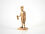 Statue Mercury - Hermes, real bronze, 10cm, roman greek deity of merchants and messenger of the gods