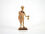 Statue Mercury - Hermes, real bronze, 10cm, roman greek deity of merchants and messenger of the gods