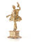 Estatua Lar, bronce real, 13cm, dios romano de la protección de las familias y las casas, lugares