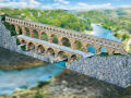 Schreiber Bastelbogen Pont du Gard - römischer...