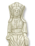 Statue Kybele - magna mater, bright patina, 17cm, large...
