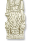 Statue Kybele - magna mater, bright patina, 17cm, large mother deity