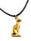 Egyptian cat pendant gold plated