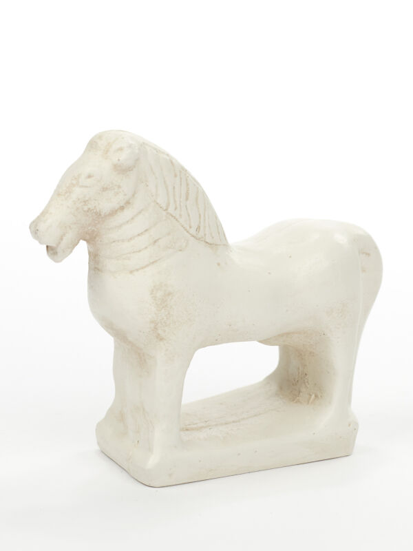 Statuette römisches Pferd aus Augusta Treverorum, antike Skulptur Replik aus Trier 9,5 cm