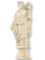 Statuette Fortuna Tyche, römische Göttin von Glück und Schicksal, Lararium Replik 18 cm