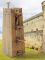 Schreiber-Bogen, torre de asedio romana con ariete, construcción de modelo de cartón