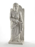 Statue Sirona - Hygieia, light patina, 25cm, Celtic Roman...