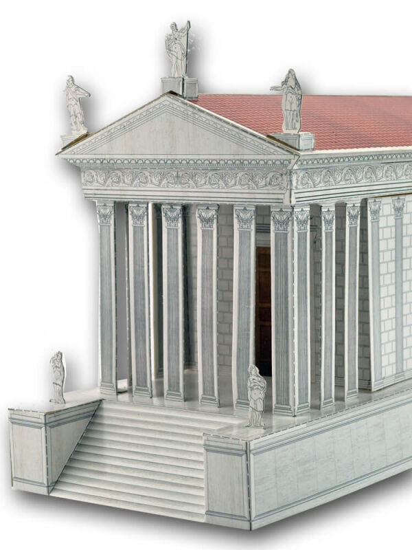 Temple of the Romans - Maison CarrÃ©e in NÃ®mes - Roman and their world