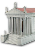 Temple of the Romans - Maison Carree in Nimes - Roman and...