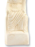 Statue Fortuna - Tyche, helle Patina, 14cm, römisch griechische Glück und Schicksals Göttin
