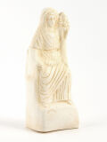 Statuette Fortuna Tyche, römische Glücksgöttin und Göttin des Schicksals, Lararium Replik 14 cm