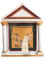 Statuette Fortuna Tyche, römische Glücksgöttin und Göttin des Schicksals, Lararium Replik 14 cm