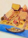 Craft template Viking settlement - craft sheet Viking...
