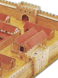 Römerkastell Bastelbogen - römisches Militär-Lager zum Basteln