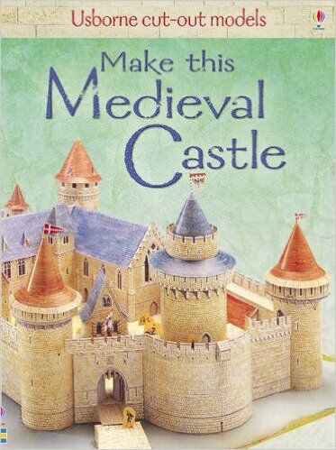 Castillo medieval - puente levadizo, almenas, torres