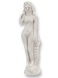 Estatua Venus - Afrodita, pátina clara, 16cm, diosa griega romana del amor y la belleza