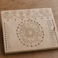 Calendrier mural en relief avec signes du zodiaque, décoration murale romaine antique