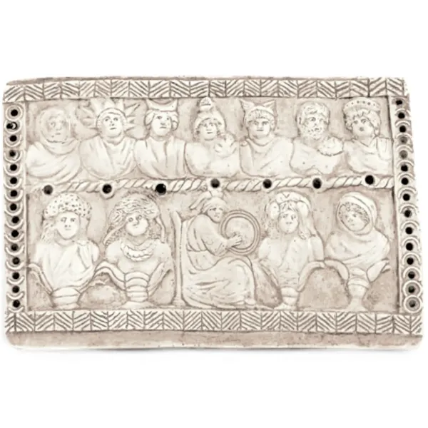 Relief Mondkalender Trier – römischer Steckkalender mit Göttern & Mondphasen