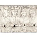 Relief Mondkalender Trier – römischer Steckkalender mit Göttern & Mondphasen